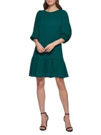 DKNY Drop Waist Shift Dress at Saks Off 5th