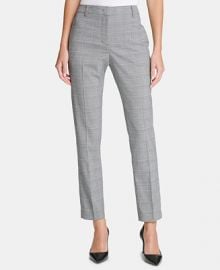 DKNY Essex Plaid Pants  Women -  Pants   Capris - Macy s at Macys