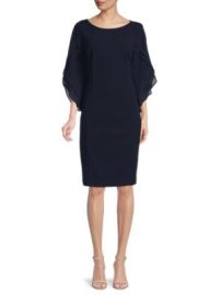 DKNY Flutter Sleeve Sheath Dress on SALE at Saks Off 5th