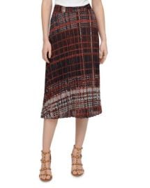 DKNY Plaid Pleated Midi Skirt   Bloomingdales at Bloomingdales