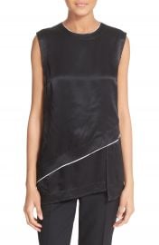 DKNY Raw Edge Sleeveless Top at Nordstrom