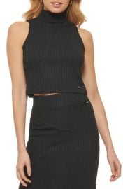 DKNY Rib Crop Top at Nordstrom