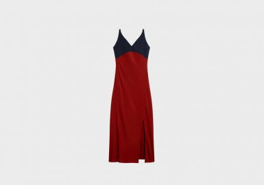 DKNY Slip dress with front Slit at DKNY