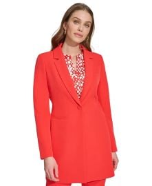 DKNY Stretch Twill Long Sleeve Blazer at Macys