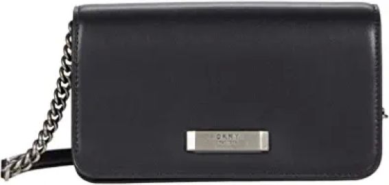 DKNY Val Flap Crossbody Black One Size Handbags com at Amazon