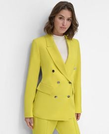 DKNY Women39s Classic Double-Breasted Blazer - Macy39s at Macys