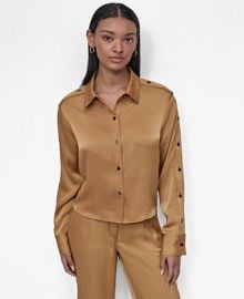 DKNY Women39s Glazed Dressing Shirt - Macy39s at Macys
