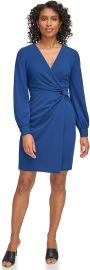 DKNY Women39s Long Sleeve Wear to Work Side Knot at Amazon Womens Clothing store at Amazon