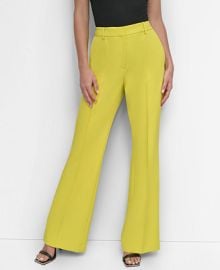 DKNY Women39s Pintuck Flare-Leg Pants - Macy39s at Macys