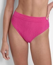 DKNY Womens High Waist Bikini Bottoms - Macys at Macys