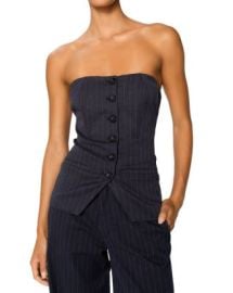 DL1961 Bustier Pinstripe Top Bloomingdales at Bloomingdales