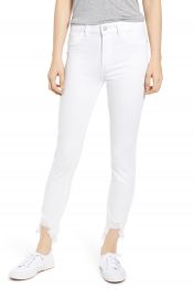 DL1961 Chrissy Ultra High Waist Raw Hem Skinny Jeans  Kern    Nordstrom at Nordstrom