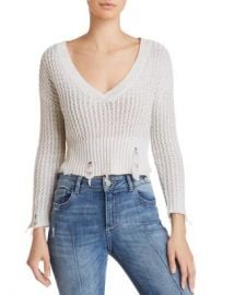 DL1961 Freeman Distressed Sweater Women - Bloomingdale s at Bloomingdales