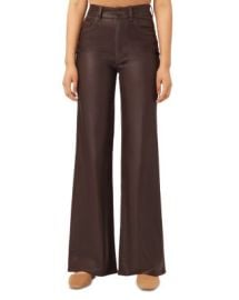 DL1961 Hepburn High Rise Wide Leg Jeans in Dark Mocha Bloomingdales at Bloomingdales