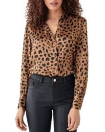 DL1961 x Marianna Hewitt Chambers St  Animal Print Silk Shirt Women - Bloomingdale s at Bloomingdales