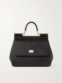 DOLCE&GABBANA Sicily medium textured-leather tote at Net a Porter