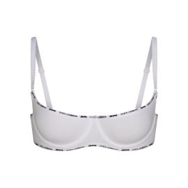 DOLCEampGABBANA X SKIMS COTTON JERSEY UNLINED BALCONETTE BRA SNOW at Skims