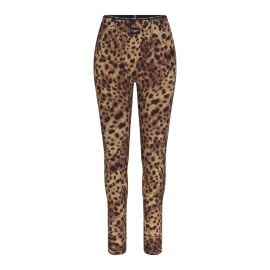 DOLCEampGABBANA X SKIMS COTTON RIB LEGGING LEOPARD at Skims