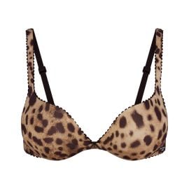 DOLCEampGABBANA X SKIMS SKIMS ULTIMATE TEARDROP PUSH-UP BRA LEOPARD at Skims