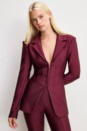 DOLLY COMPRESSION SHINE CORSET BLAZER FIG007 - GOOD AMERICAN at Good American