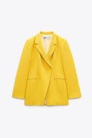 DOUBLE BREASTED BLAZER - Yellow   United States at Zara