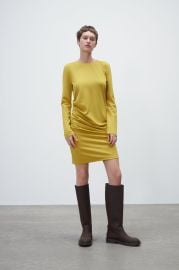 DRAPED DRESS - Oil   United States at Zara