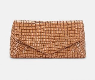 DRIES VAN NOTEN CROCODILE-STAMPED LARGE PATEN at Barneys