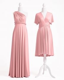 DUSTY ROSE MULTIWAY INFINITY DRESS at Infinity Dress