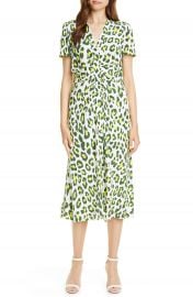 DVF Cecilia Summer Leopard Print Midi Dress   Nordstrom at Nordstrom