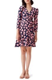 DVF Charlene Puff Sleeve Wrap Dress at Nordstrom