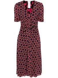 DVF Diane Von Furstenberg Koren Reversible Mesh Midi Dress - at Farfetch