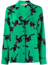 DVF Diane Von Furstenberg graphic-print Silk Shirt - Farfetch at Farfetch