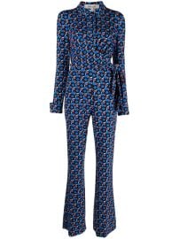 DVF Diane Von Furstenberg graphic-print wide-leg Jumpsuit - at Farfetch