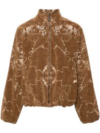 Daily Paper Rhythm velvet track jacket at Farfetch