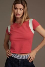Daily Practice By Anthropologie Short Sleeve Baby Tee at Anthropologie