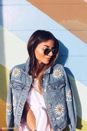 Daisy Patched Denim Jacket at Forever 21