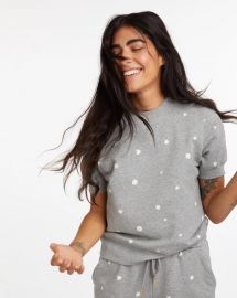 Daisy Short Sleeve Sweatshirt by Ban.Do at Ban.do