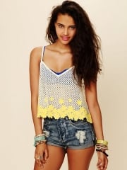 Daisy crop tank at Free People