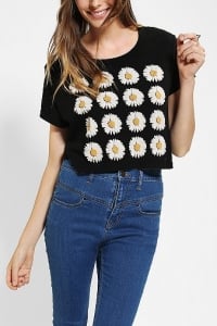 Daisy crop top at Urban Outfitters