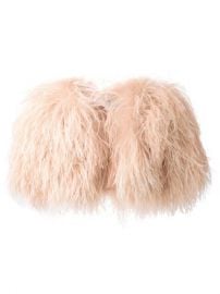 Daizy Shely Ostrich Feather Bolero - at Farfetch