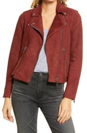 Dalby Redge Suede Moto Jacket at Nordstrom