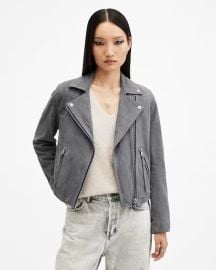 Dalby Suede Biker Jacket at All Saints