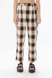 Dalton Pleated Mid-Rise Trouser Pant at Urban Outfitters