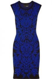 Damask jacquard-knit dress at The Outnet