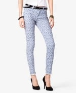 Damask print jeans from Forever 21 at Forever 21