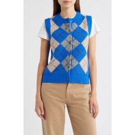 Damson Madder Aggie Argyle Button-Front Wool Vest at Nordstrom