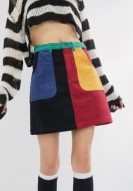 Dangerfield Chomper Corduroy Mini Skirt   at Dolls Kill