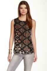 Daniel Rainn Geometric high neck tank at Nordstrom Rack