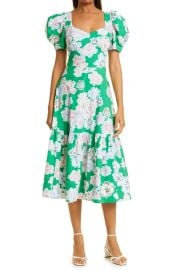 Danielle Floral Print Puff Sleeve Dress by Tanya Taylor at Nordstrom