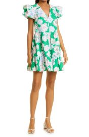 Danielle Floral Print Puff Sleeve Dress by Tanya Taylor  at Nordstrom